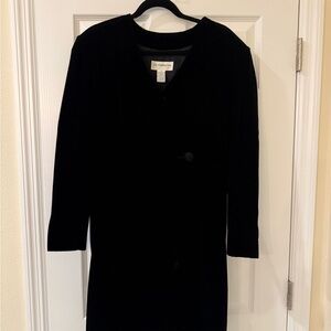 VTG 1990’s Liz Claiborne Black Velvet Dress